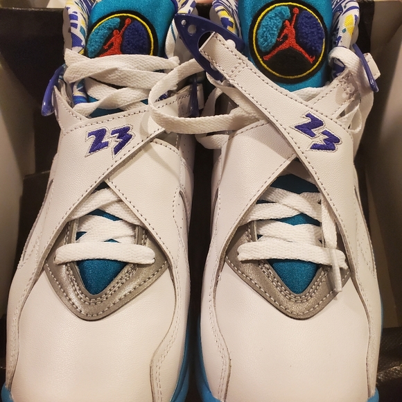 Jordan Retro 8 White Aqua (W) - Picture 4 of 4